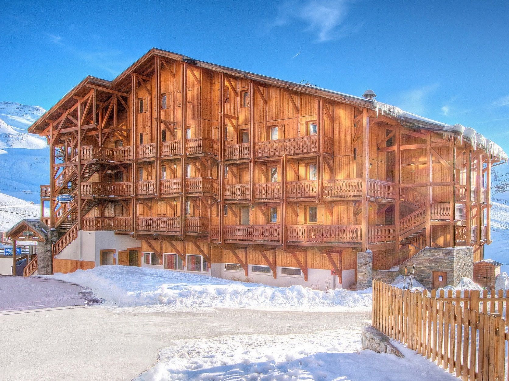 Chalet-appartement Le Val Chavière met sauna - 12-14 personen