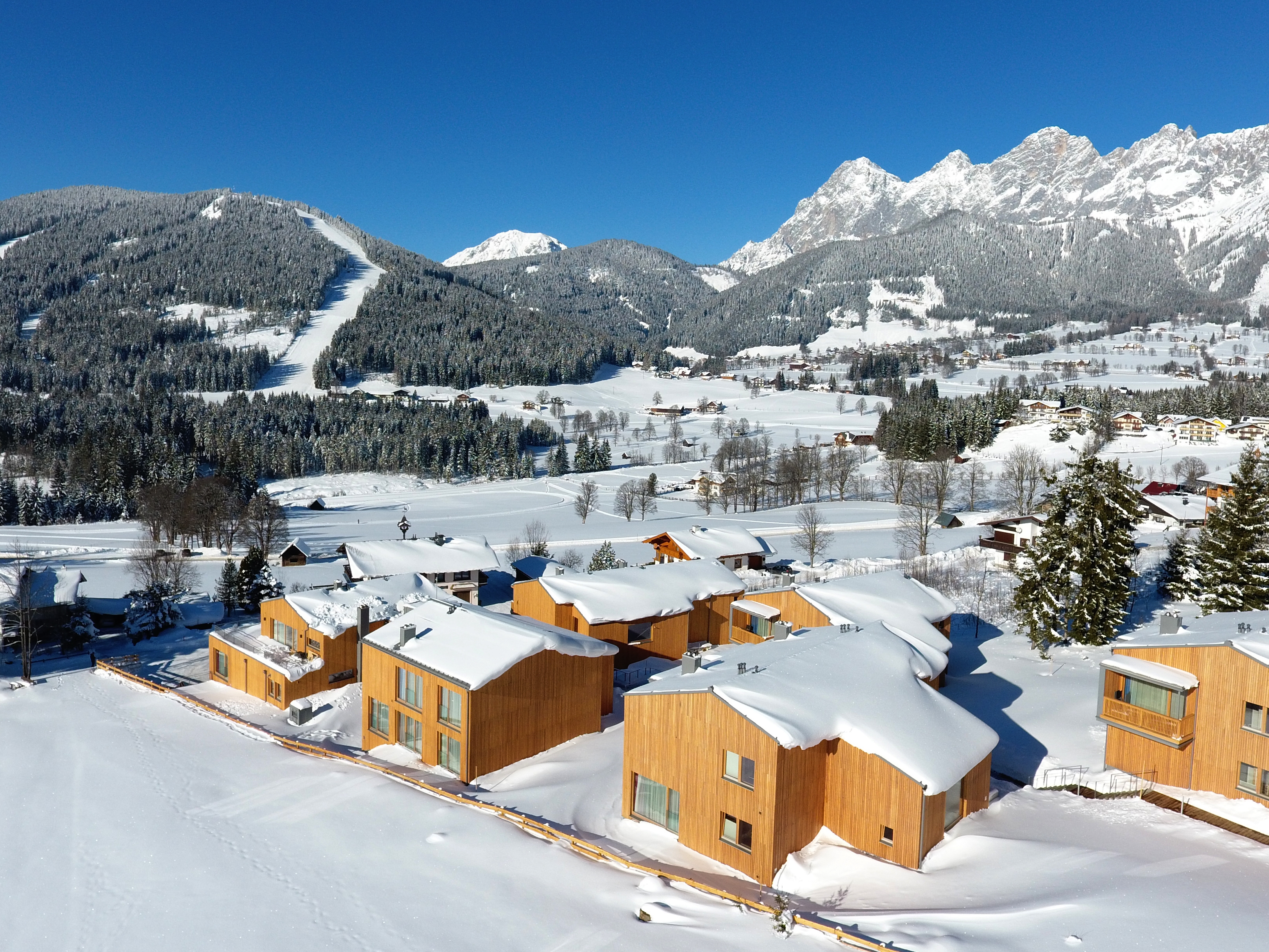 Chalet-appartement Rittis Alpin Familiensuite met sauna en open haard - 4-8 personen