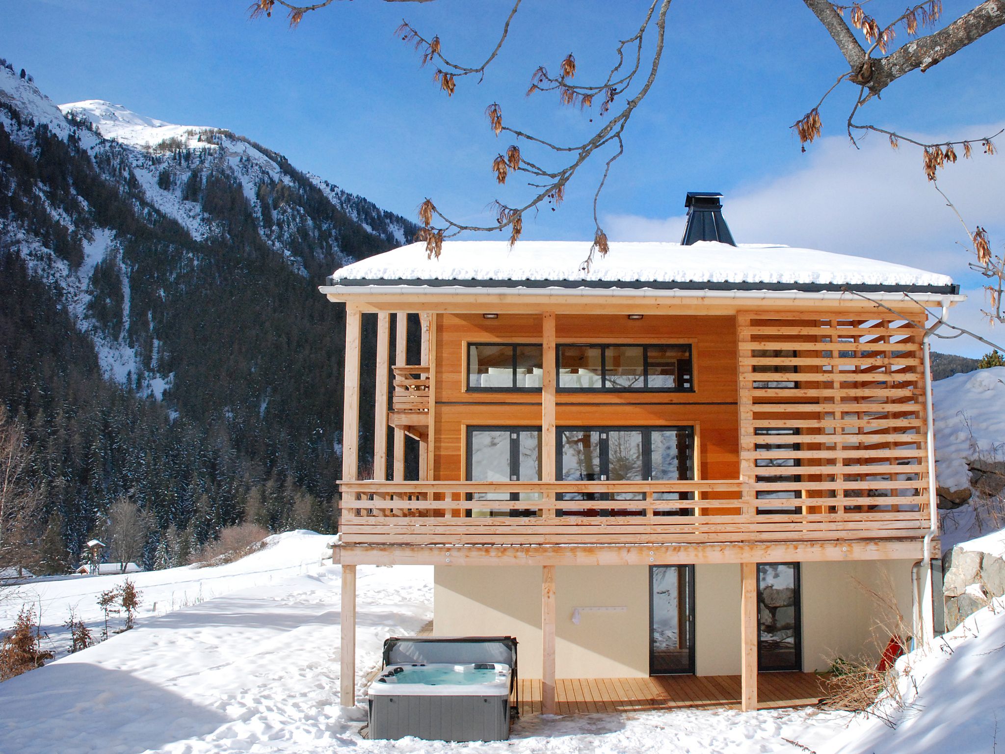 Chalet Olympe met buiten-jacuzzi, sauna en hammam - 15 personen