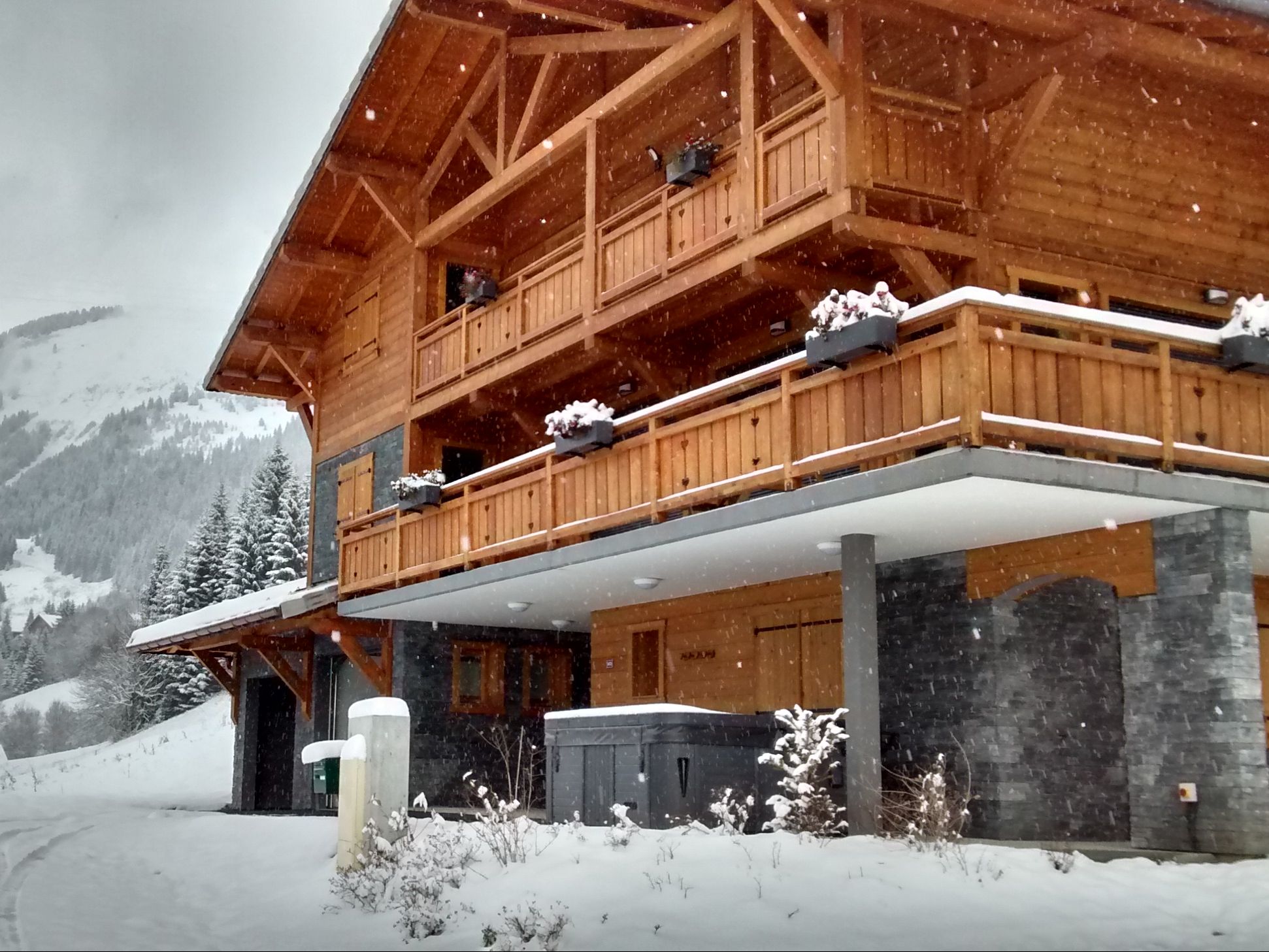 Chalet The Exclusive inclusief catering en buiten-jacuzzi, zondag t/m zondag - 12 personen