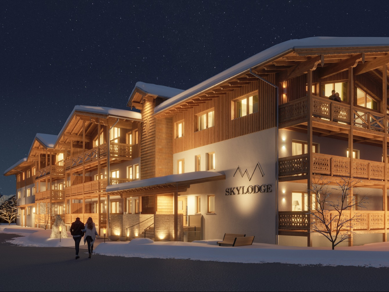 Appartement Skylodge Alpine Homes type I, zondag t/m zondag - 2-4 personen