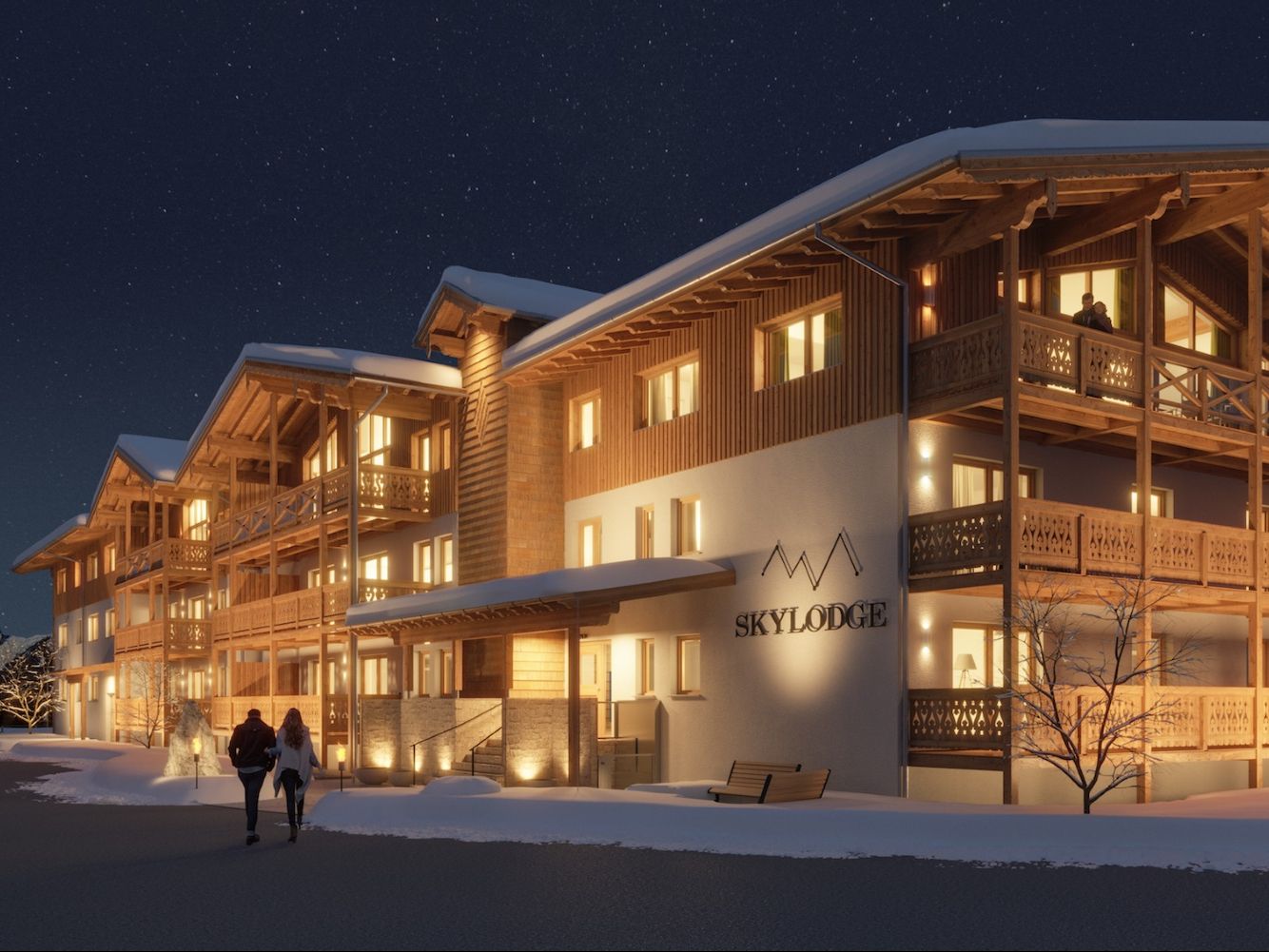 Appartement Skylodge Alpine Homes type II, zondag t/m zondag - 4-6 personen