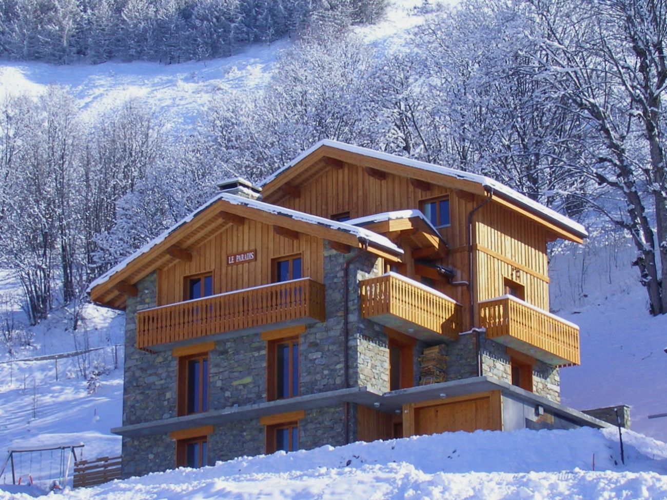 Chalet Paradis de St. Martin met sauna - 10-12 personen