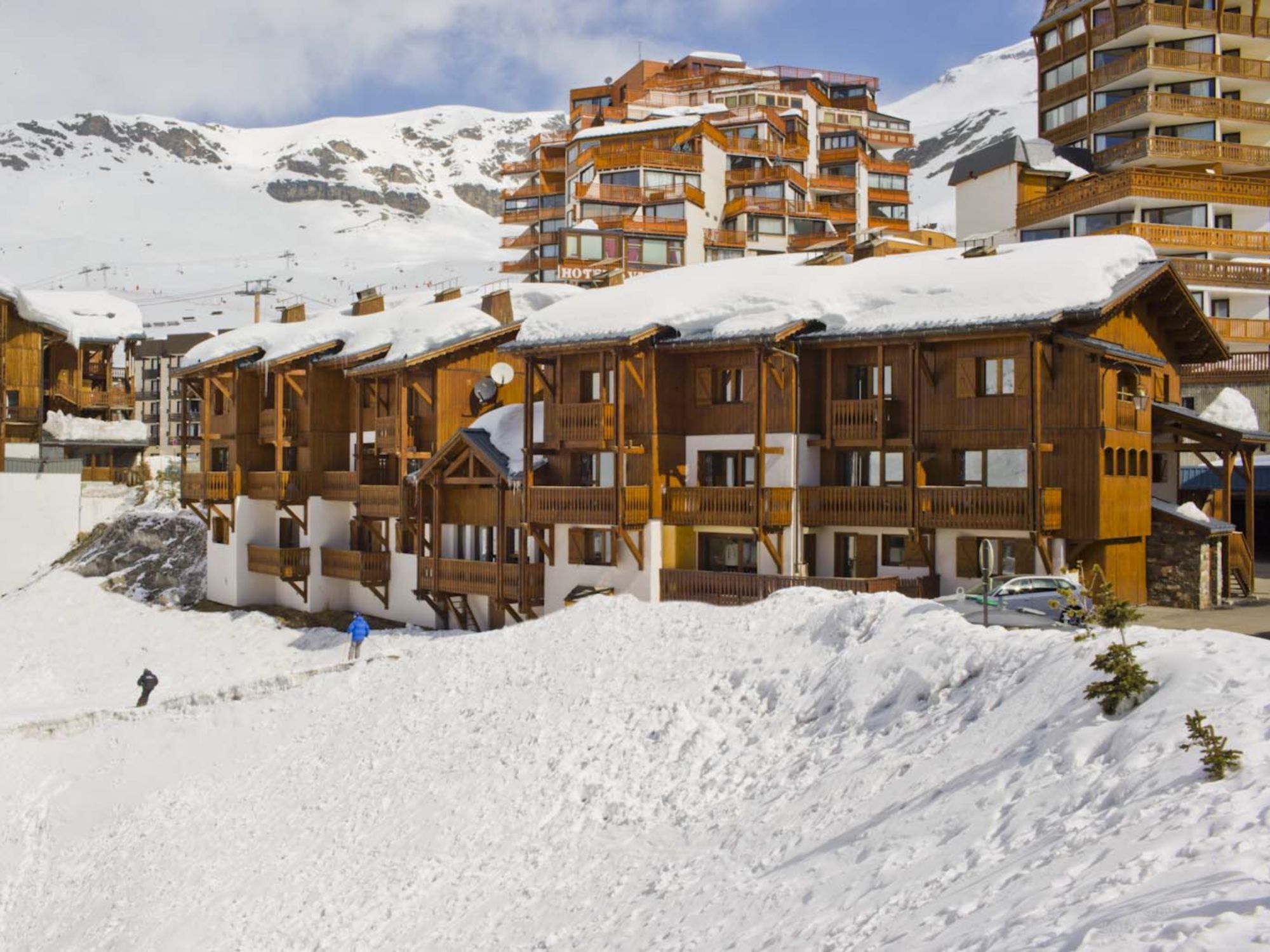 Chalet-appartement Montagnettes Lombarde met sauna - 8 personen