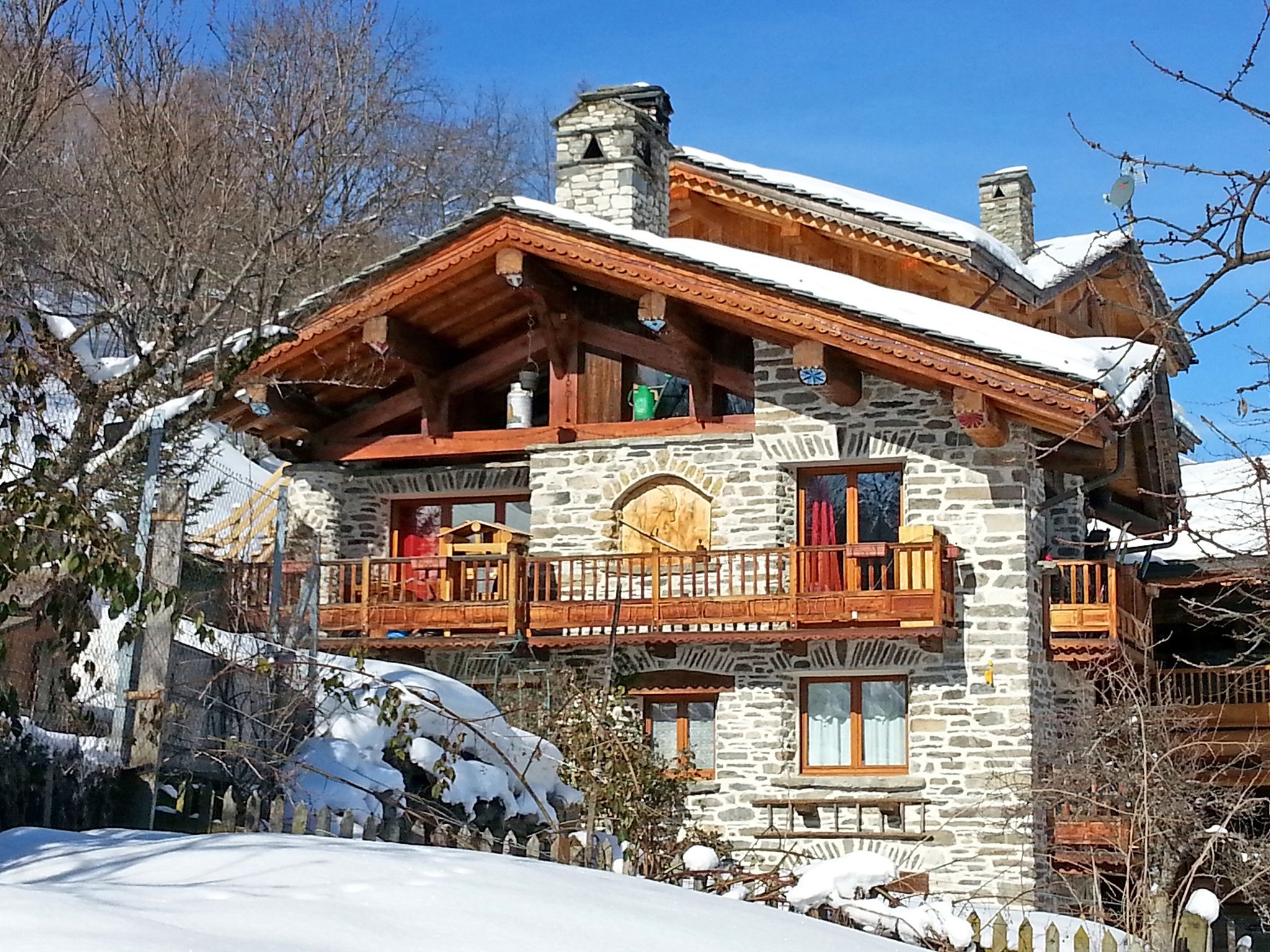 Chalet Villaroger met buiten-jacuzzi en sauna - 15 personen