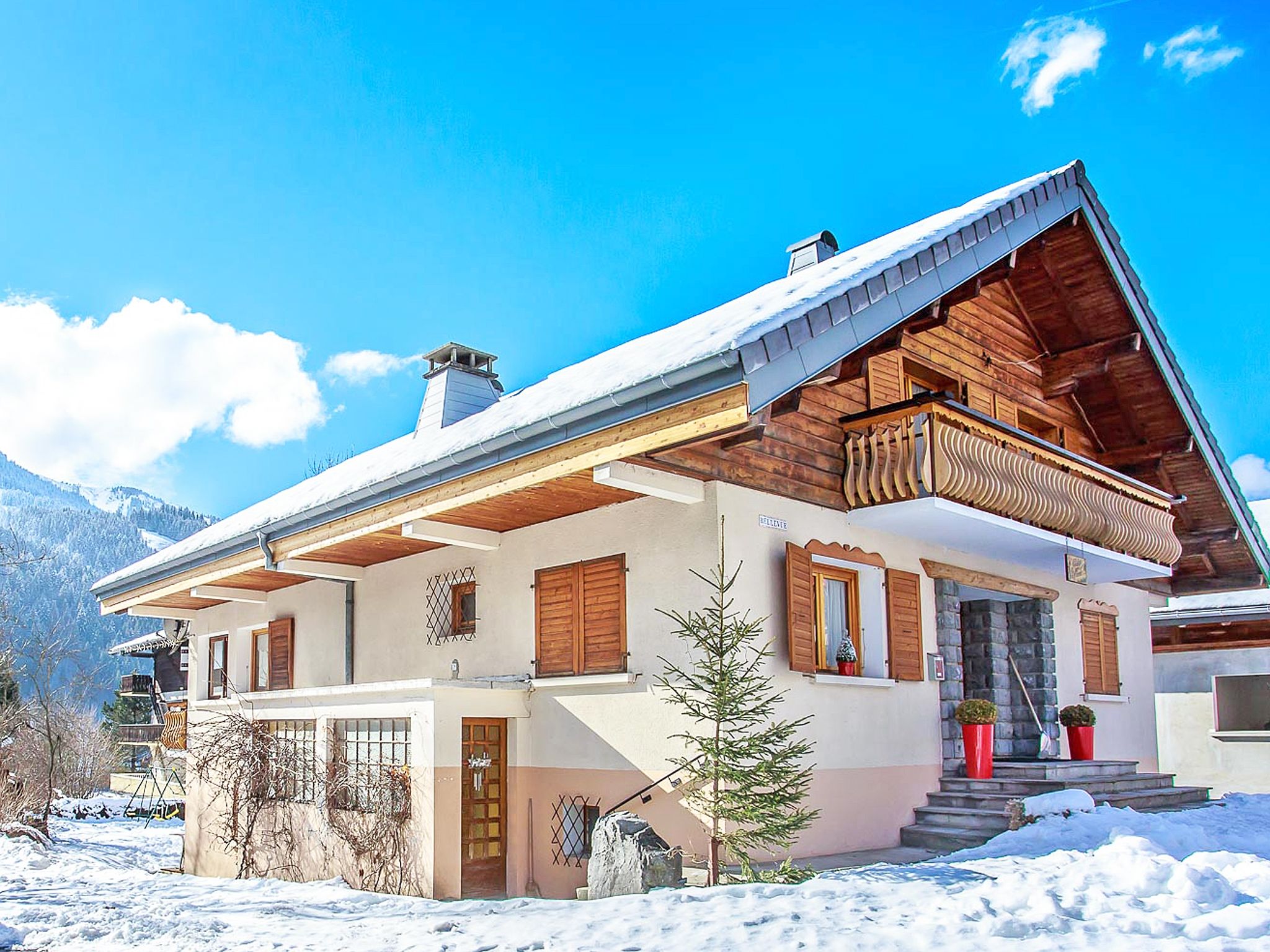 Chalet de la Chapelle met buiten-jacuzzi en sauna - 20 personen