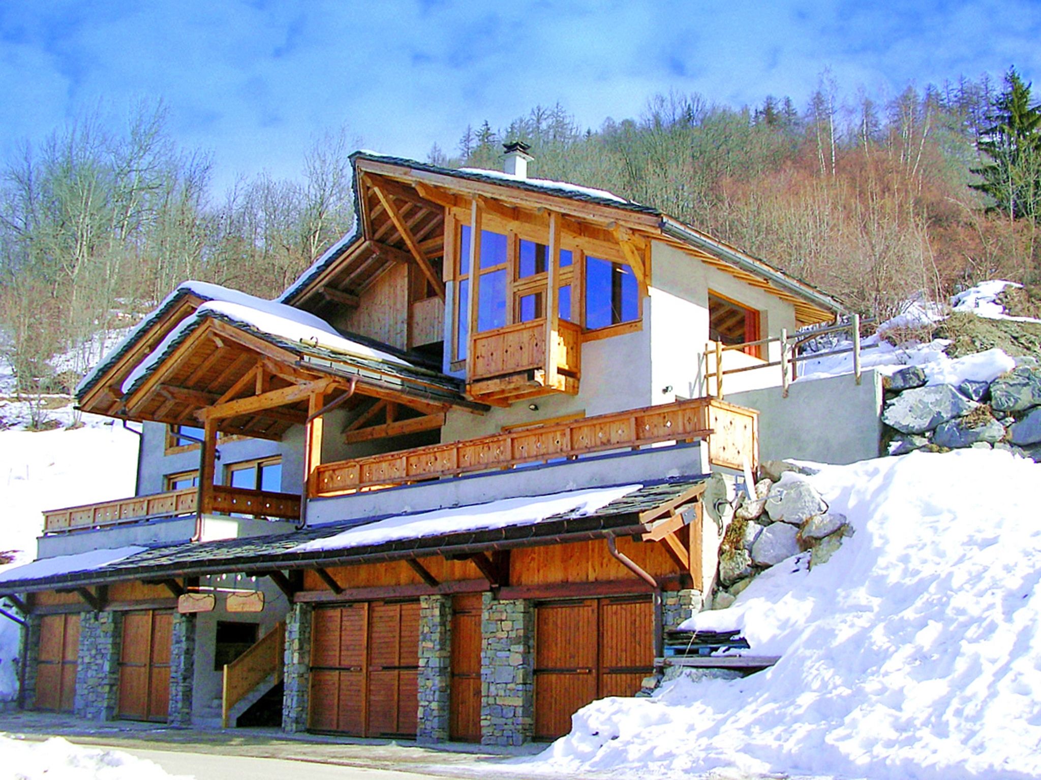 Chalet Balcon du Paradis met buiten-jacuzzi en sauna - 12-14 personen