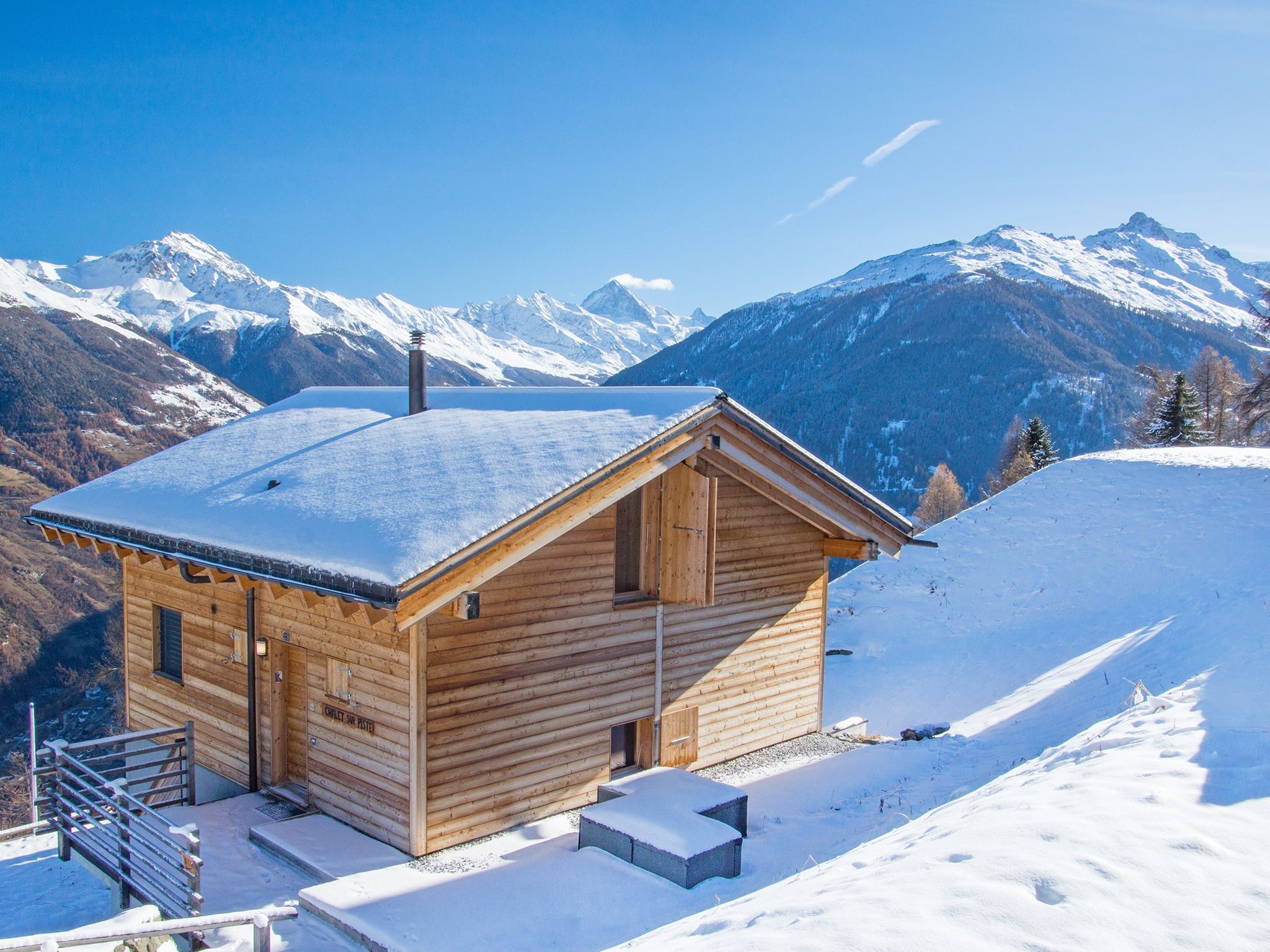 Chalet sur Piste met privé-sauna - 10 personen